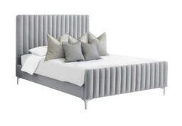 Stratus Interiors Milano Modern Tubed Line Upholstered Bed Frame - Single - Metal Gaslift - Single - thumbnail 3