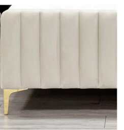 Stratus Interiors Milano Modern Tubed Line Upholstered Bed Frame - Single - Metal Gaslift - Single - thumbnail 5