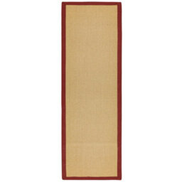 Red Bordered Plain Modern Easy To Clean Rug For Dining Room Bed Room And Living Room-240Cm X 340Cm - thumbnail 7