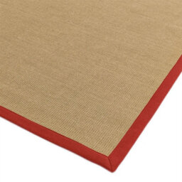Red Bordered Plain Modern Easy To Clean Rug For Dining Room Bed Room And Living Room-240Cm X 340Cm - thumbnail 3