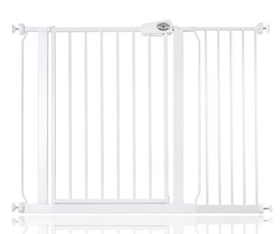 Bettacare Easy Fit Pressure Dog Gate, 107.4Cm - 115.4Cm, White, Pressure Fit Pet Gate For Dog And Puppy, Pet And Dog Barrier - image 1