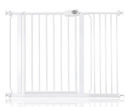 Bettacare Easy Fit Pressure Dog Gate, 107.4Cm - 115.4Cm, White, Pressure Fit Pet Gate For Dog And Puppy, Pet And Dog Barrier