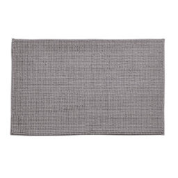 Catherine Lansfield Bathroom Bobble Bath Mat Silver - thumbnail 4