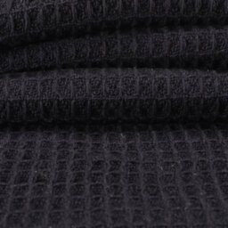 Ehc Waffle Throws For Sofa Armchair Blanket Single Bed Cover, 127 X 152Cm - Black - thumbnail 4