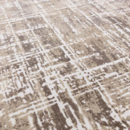 Furniturebox Uk Iona Textured Beige Abstract Rug 120X170 - thumbnail 2