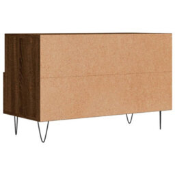 Berkfield Tv Cabinet Brown Oak 80X36X50 Cm Engineered Wood - thumbnail 8