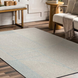 RugsX Flux 461.14.ae120 Wool Carpet Osta - Geometric, Structural, Loft Grey Blue 240X340 Cm - thumbnail 1