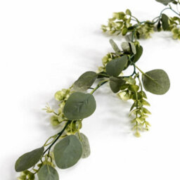 Leaf Pack Of 6 X 160Cm Artificial Eucalyptus Style Garland Trailing Hanging Plant Faux Greenery Vine - thumbnail 2