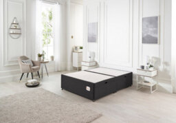 Somnior Beds Somnior 2Ft6 Millbank Ottoman Bed-Side Opening-Black Plush - thumbnail 2