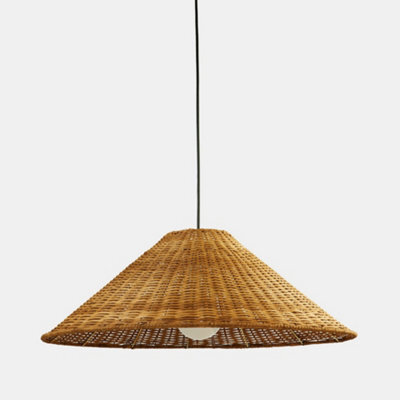 Luminosa Lighting Luminosa Caribe Dome Hanging Pendants Brown E27
