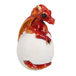 AB Tools Baby Dragon Egg Hatching Resin Fantasy Sculpture Statue Ornament Figurine - thumbnail 3
