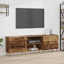 Berkfield Tv Cabinet Old Wood 150 X 30 X 50 Cm Engineered Wood - thumbnail 1