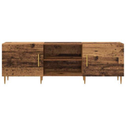 Berkfield Tv Cabinet Old Wood 150 X 30 X 50 Cm Engineered Wood - thumbnail 6