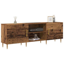 Berkfield Tv Cabinet Old Wood 150 X 30 X 50 Cm Engineered Wood - thumbnail 3