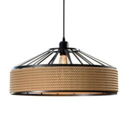 40Cm Lamp Shade For Ceiling Easy Fit Pendant Hemp Rope Lightshade Lampshade Living Room Lamp