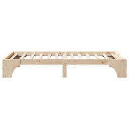 Walplus Bed Frame Solid Pine Wood 90 X 200 Cm Solid Pine Wood - thumbnail 6