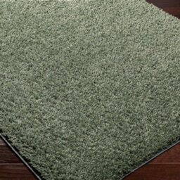 Livabliss Moda Shaggy-Solid Color Green Plush Soft Pile Living Bedroom Rug 200 X 275 Cm Easy Care, Non Shedding - thumbnail 6