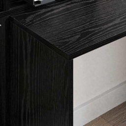 Walplus Desk With Shelf Black Oak 138.5 X 55 X 143 Cm Engineered Wood - thumbnail 4