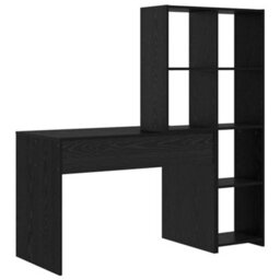 Walplus Desk With Shelf Black Oak 138.5 X 55 X 143 Cm Engineered Wood - thumbnail 7