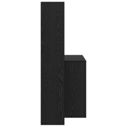 Walplus Desk With Shelf Black Oak 138.5 X 55 X 143 Cm Engineered Wood - thumbnail 6