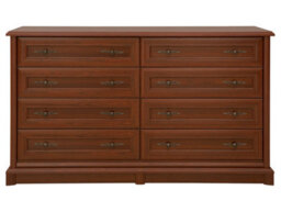 Arte Kent Chestnut 154Cm 8-Drawer Sideboard - Grand Classic Storage Chest - thumbnail 5
