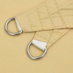 Walplus Sun Shade Sail Sand 4X4 M 100% Polyester Oxford - thumbnail 5