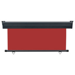 Berkfield Balcony Side Awning 160X250 Cm Red - thumbnail 4