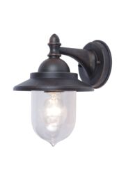 GoodHome Kaltag Fixed Matt Rusted Mains-Powered Outdoor Wall Light (Dia)17.7Cm - thumbnail 2