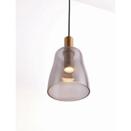Luminosa Lighting Luminosa Imatia Slim Pendant Ceiling Light Smokey, Brass Gold Led 7W 192Lm 3000K - thumbnail 5