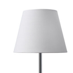 Lighting Collection Soft Tone Tapered Fabric Table Lamp Shade - thumbnail 3