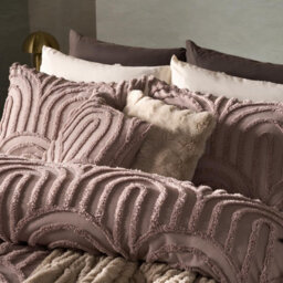 Ohs Tufted Arches Bedding Set Duvet Cover With Pillowcase, Natural - King - thumbnail 2