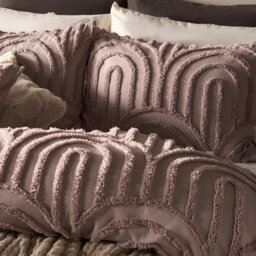 Ohs Tufted Arches Bedding Set Duvet Cover With Pillowcase, Natural - King - thumbnail 3