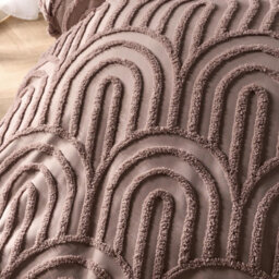 Ohs Tufted Arches Bedding Set Duvet Cover With Pillowcase, Natural - King - thumbnail 4