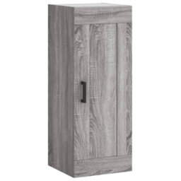 Berkfield Highboard Grey Sonoma 34.5X34X180 Cm Engineered Wood - thumbnail 8