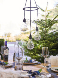 Netagon Luxform Lighting Battery Apollo 3 Drop Pendant Led Multi Coloured Led Lights With 24 Hour Timer - thumbnail 3