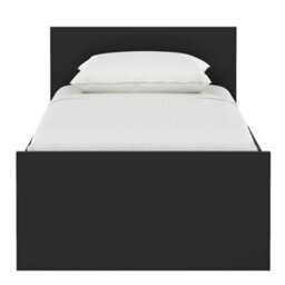 Wyld Haus Budapest 3Ft Single Matt Black Wooden Bed Frame - thumbnail 5