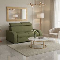 Oslo M 2 Living Room Sofa Adjustable Headrests Mdf Chipboard Frame Polyurethane Foam 170X100X85 100Cm Green - thumbnail 2