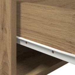 Berkfield Bedside Cabinet With Led Wall-Mounted Artisan Oak 50X36X30 Cm - thumbnail 9