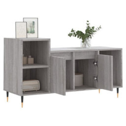 Walplus Tv Cabinet Grey Sonoma 100X35X55 Cm Engineered Wood - thumbnail 4