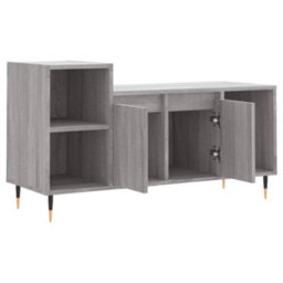 Walplus Tv Cabinet Grey Sonoma 100X35X55 Cm Engineered Wood - thumbnail 6