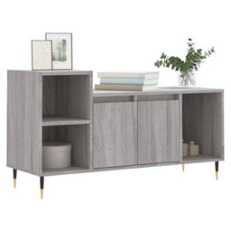 Walplus Tv Cabinet Grey Sonoma 100X35X55 Cm Engineered Wood - thumbnail 3