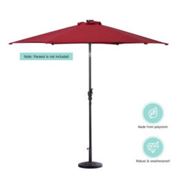 Costway Resin Patio Umbrella Stand Outdoor Umbrella Base Umbrella Holder - thumbnail 6