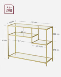 LEDREM Bookshelf, 6-Tier Tall Bookcase, Display Shelf, Plant Stand, 11.8 X 31.5 X 70.9 Inches - thumbnail 2