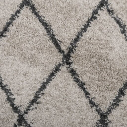 Walplus Shaggy Rug Pamplona High Pile Modern Beige And Anthracite 120 Cm - thumbnail 9
