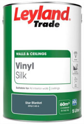 Leyland Trade Vinyl Silk Walls & Ceilings Emulsion Paint Star Blanket (Ppg1149-6) - 5L - thumbnail 2
