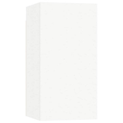Berkfield Sturdy Tv Cabinet White 30.5X30X60 Cm Engineered Wood - image 1