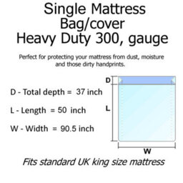 Gardeners Dream 5 X Single Bed Heavy Duty Mattress Protector Dust Removal Cover Storage Bag - thumbnail 2