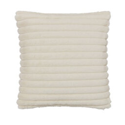 Catherine Lansfield Cosy Ribbed Faux Fur Soft Touch 45X45Cm Cushion Cream - thumbnail 5