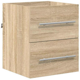 Berkfield Bathroom Cabinet With Drawer 41 X 38.5 X 48 Cm Engineered Wood - thumbnail 7