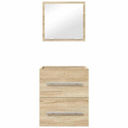 Berkfield Bathroom Cabinet With Drawer 41 X 38.5 X 48 Cm Engineered Wood - thumbnail 8